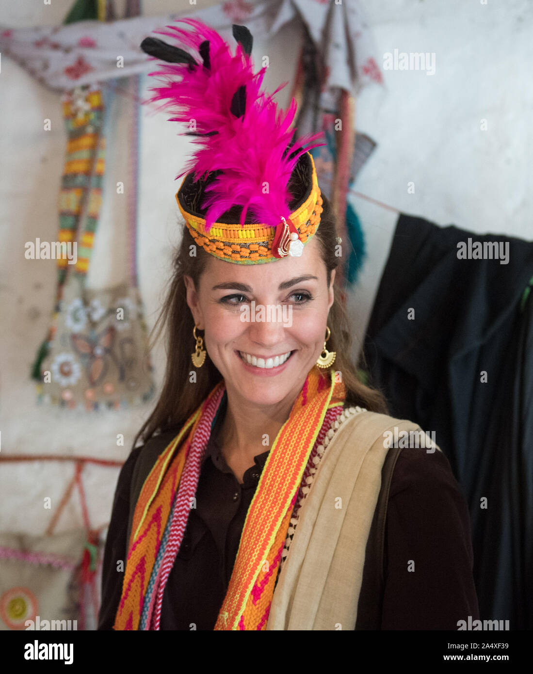 The Duchess Of Cambridge During A Visit To A Settlement Of The Kalash People In Chitral Pakistan On The Third Day Of The Royal Visit To The Country Stock Photo Alamy