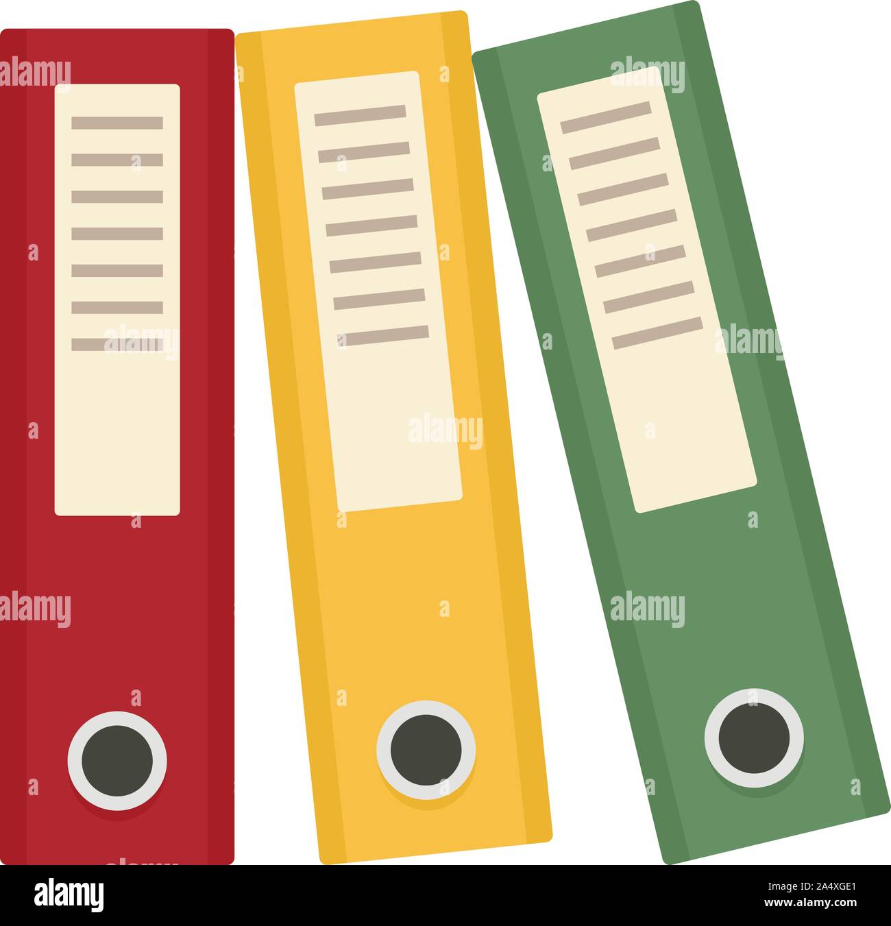 Office folder icon. Flat illustration of office folder vector icon for ...