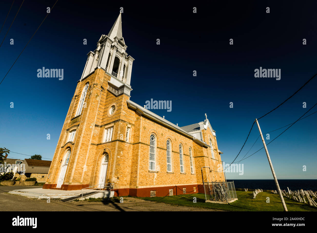 Church Presbytery of GrandeRivière GrandeRivière, Quebec, CA Stock Photo Alamy