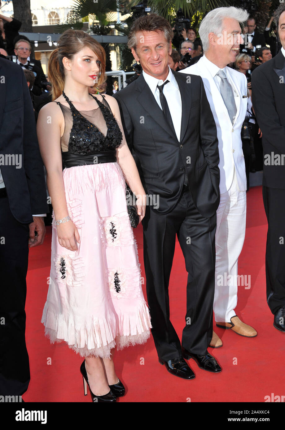 CANNES, FRANCE. May 20, 2011 Sean Penn & Eve Hewson (daughter of Bono