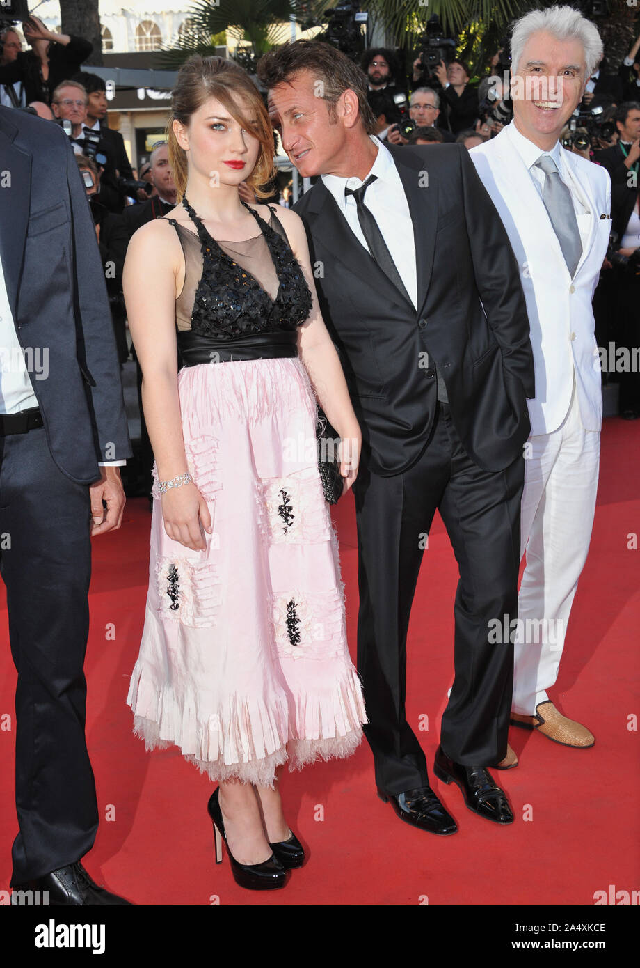 CANNES, FRANCE. May 20, 2011 Sean Penn & Eve Hewson (daughter of Bono(02)