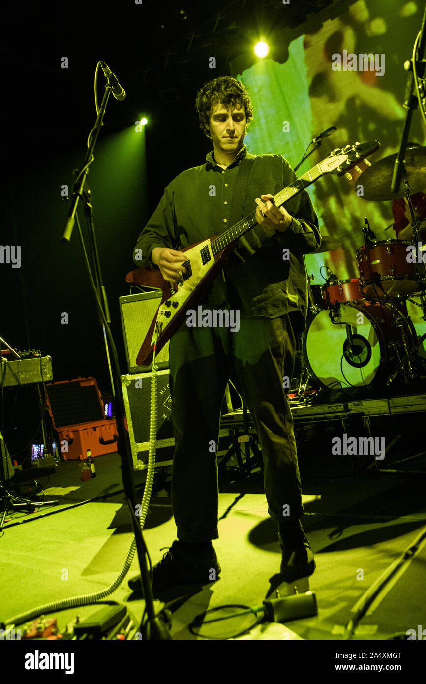 Milan Italy. 15 October 2019. The Australian band KING GIZZARD & THE LIZARD WIZARD performs live on stage at Alcatraz during the 'Infest The Rats' Nest Tour' Stock Photo