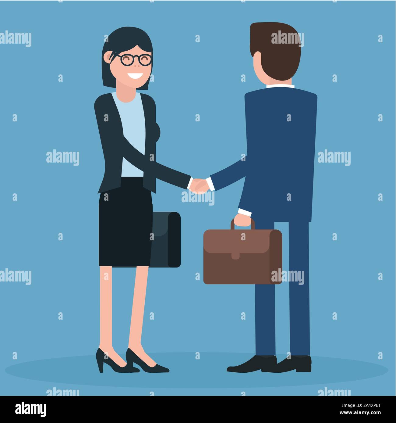 Cartoon men and women shaking hands Stock Vector Image & Art - Alamy Cartoon men and women shaking hands Stock Vector Image & Art - Alamy