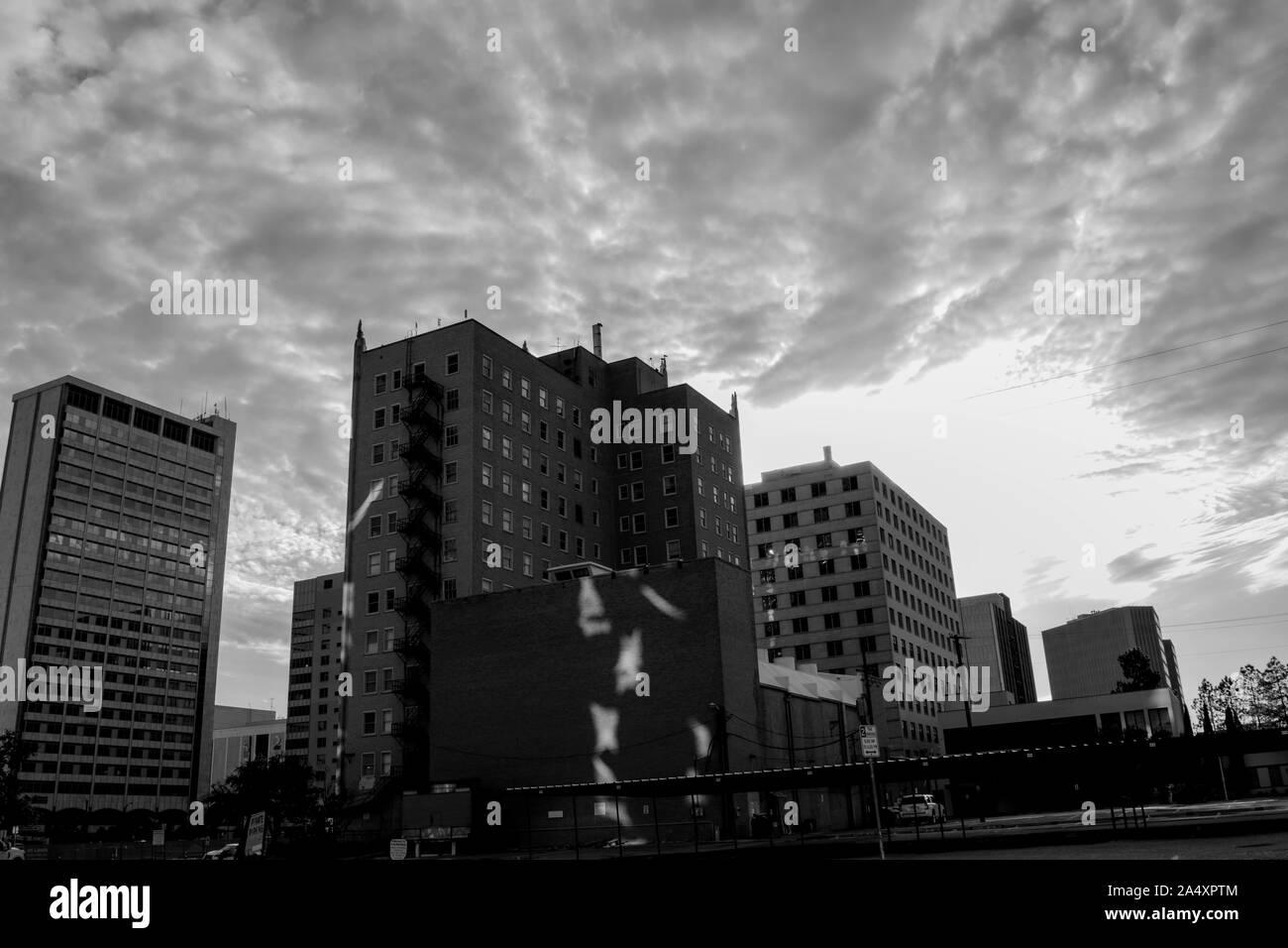 Midland TX Skyline Stock Photo