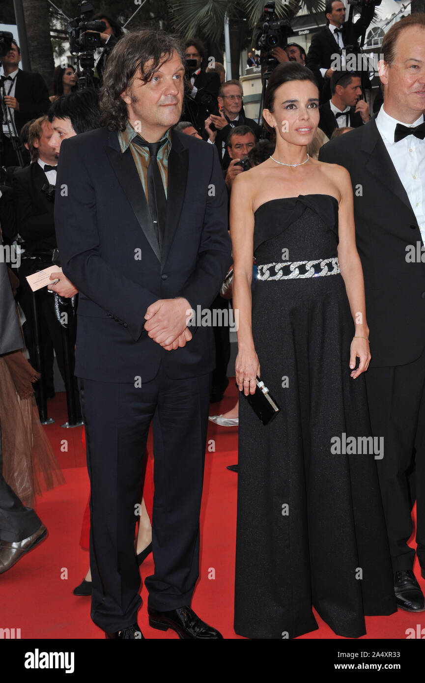 CANNES, FRANCE. May 12, 2011: Elodie Bouchez & Emir Kusturica at the premiere of 'Sleeping Beauty' in competition at the 64th Festival de Cannes. © 2011 Paul Smith / Featureflash Stock Photo
