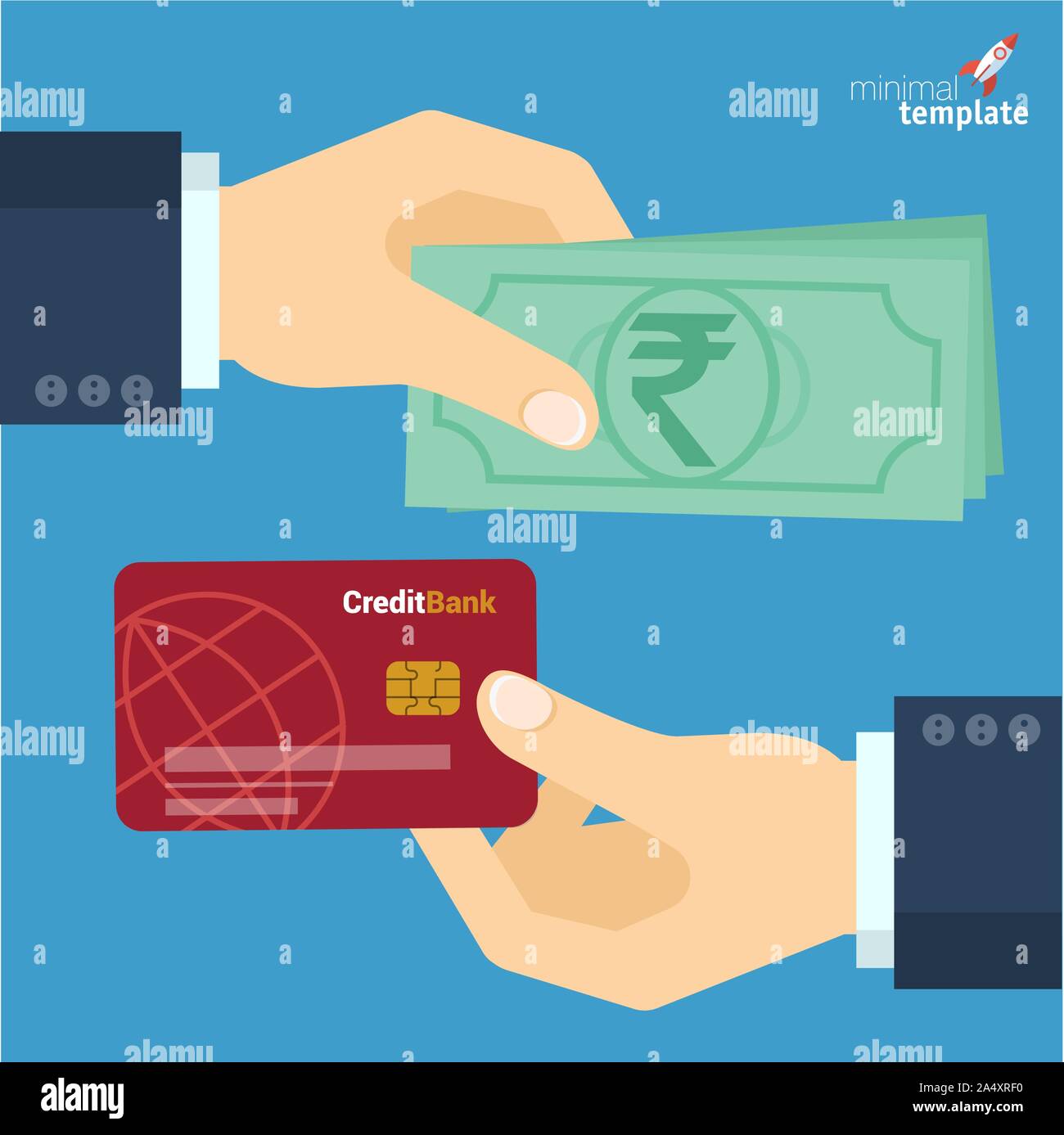 Indian credit card Stock Vector Images - Alamy