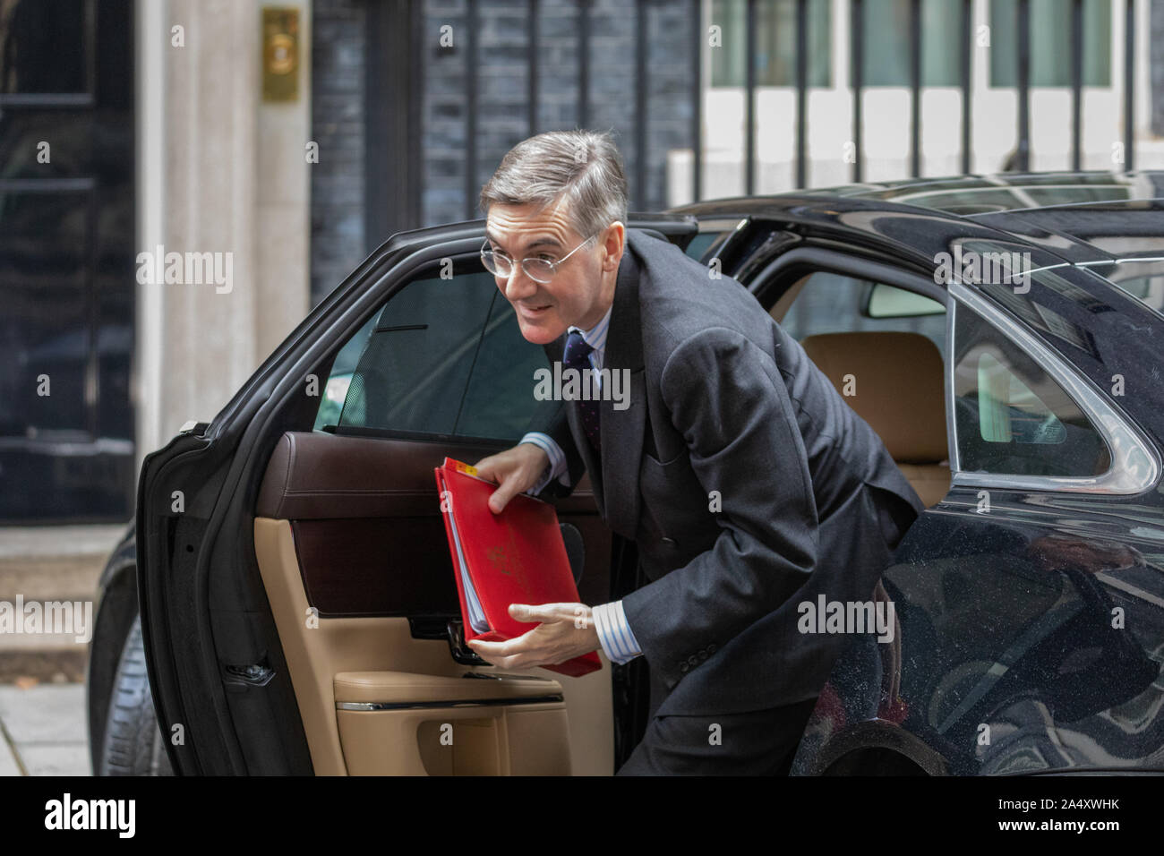 Leader of the house of commons jacob rees mogg in westminster hi-res ...