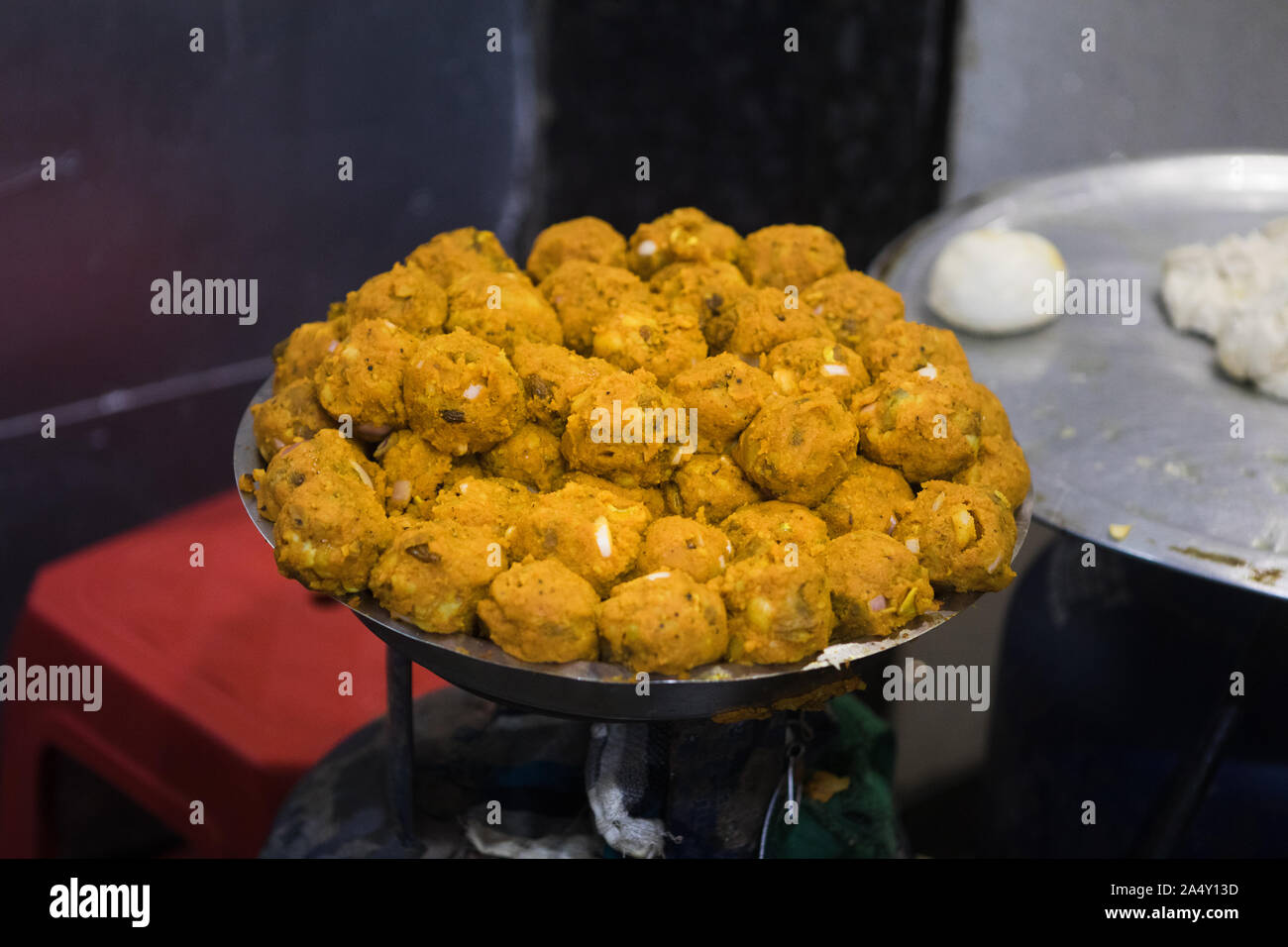 Kachori is a spicy,fried puff pastry snack from India.It is one of the