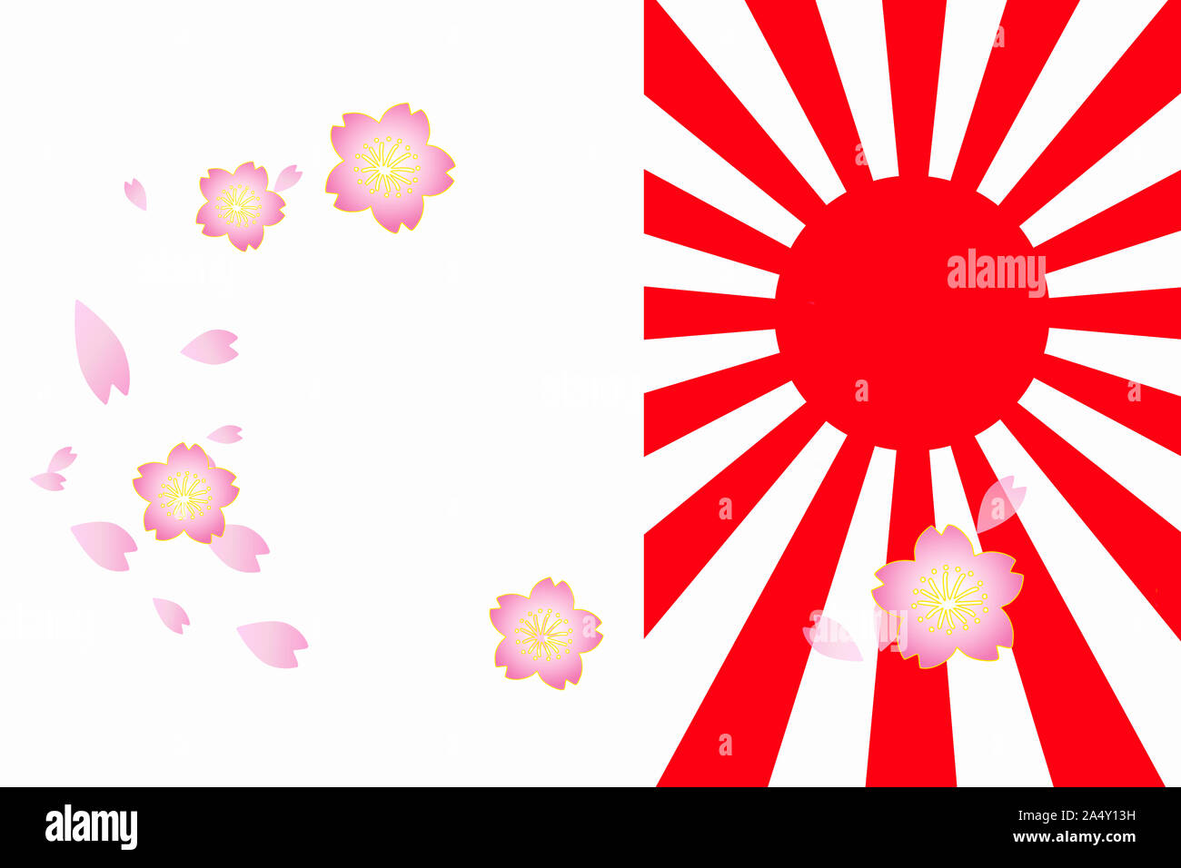 Rising sun flag hi-res stock photography and images - Alamy