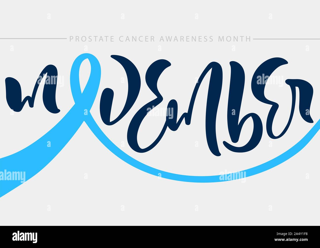 Movember, raise awareness of men's health issues. Vector background