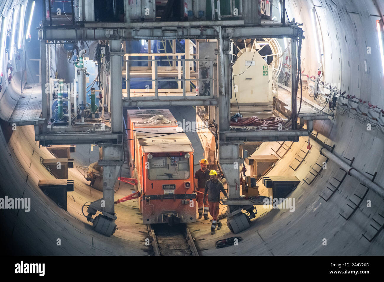 Train boring machine hi-res stock photography and images - Alamy