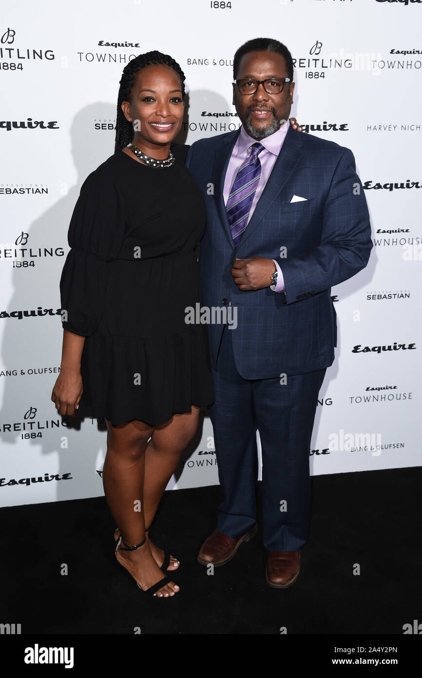 LONDON, UK. October 16, 2019: Wendell Pierce arriving for the Esquire Townhouse 2019 launch party, London. Picture: Steve Vas/Featureflash Credit: Paul Smith/Alamy Live News Stock Photo