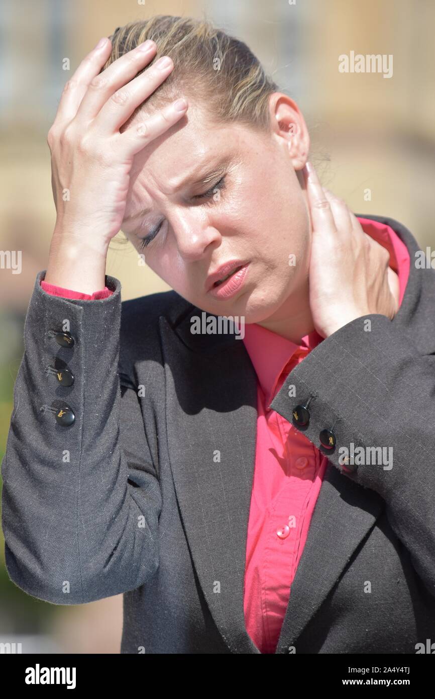 Stressed Adult Person Stock Photo - Alamy