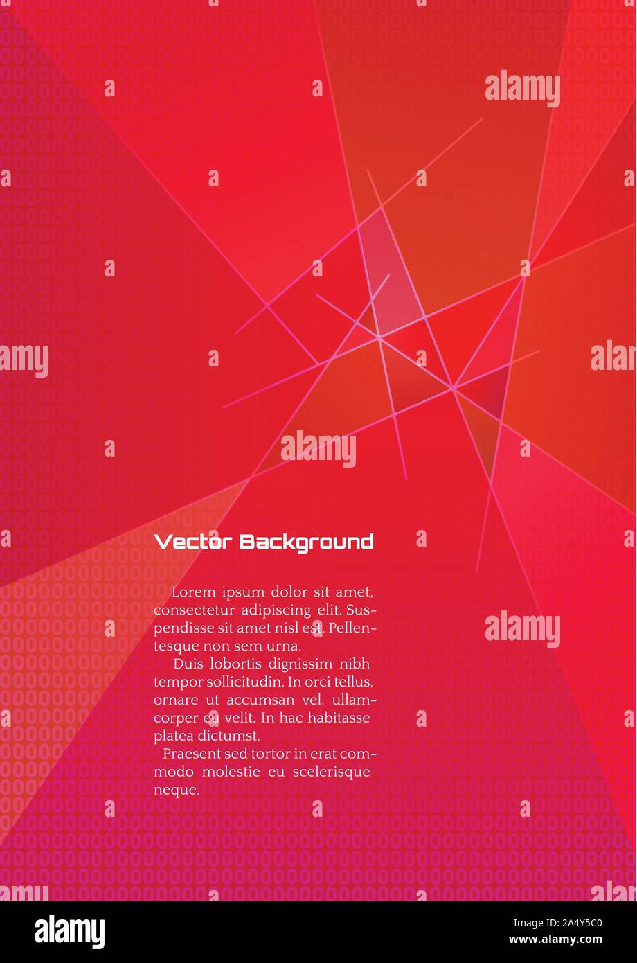 Bright red technology background Stock Vector Images - Alamy