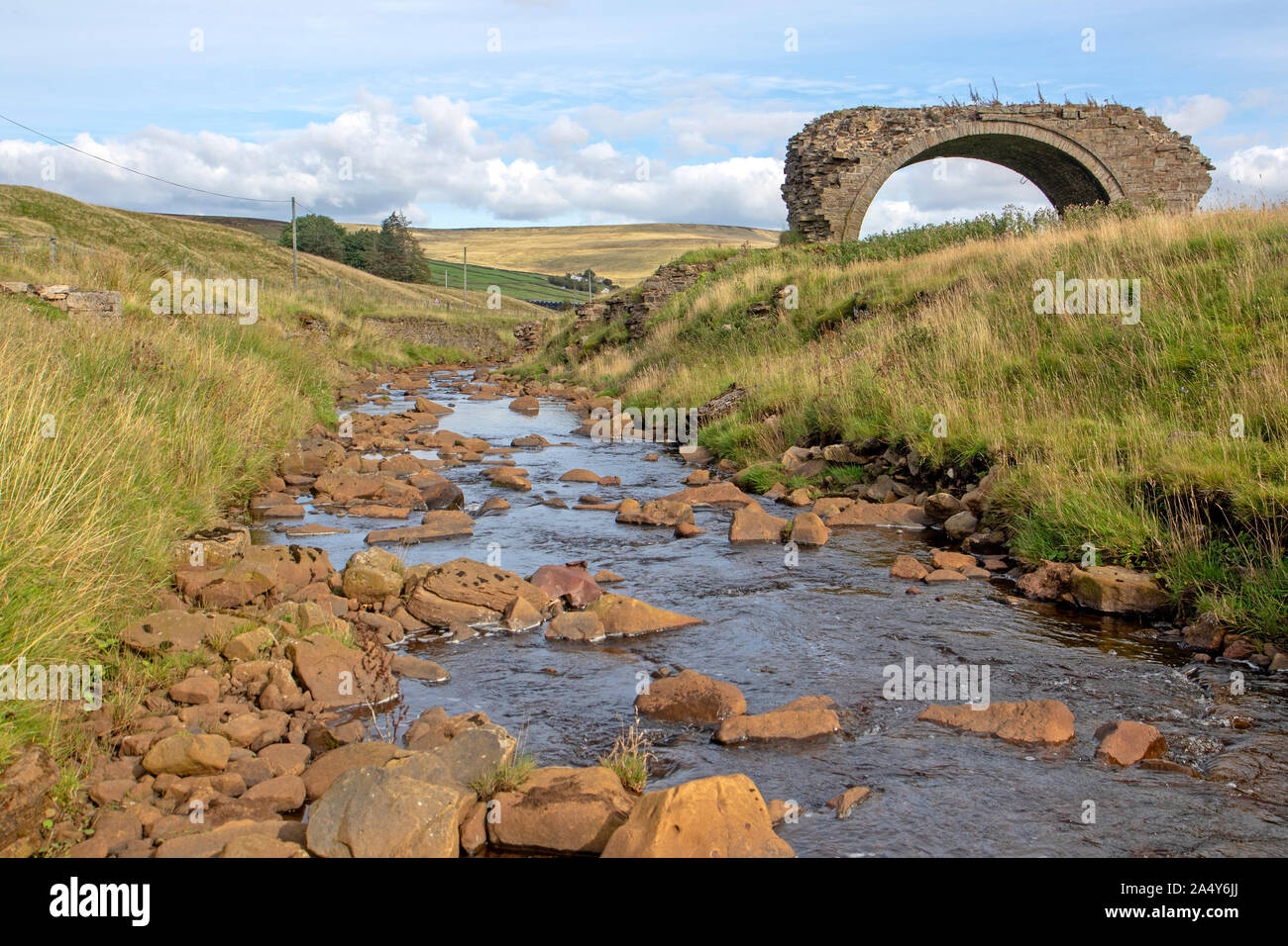 Rookhope Arch (Lintzgarth Arch) Stock Photo