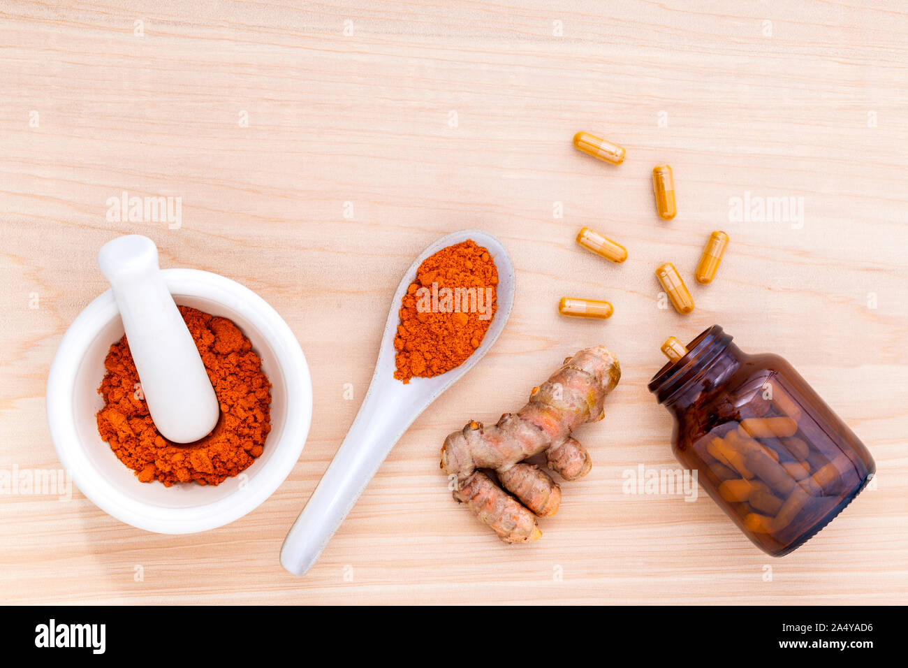 Turmeric for alternative medicine herbal supplements and herbal skin ...