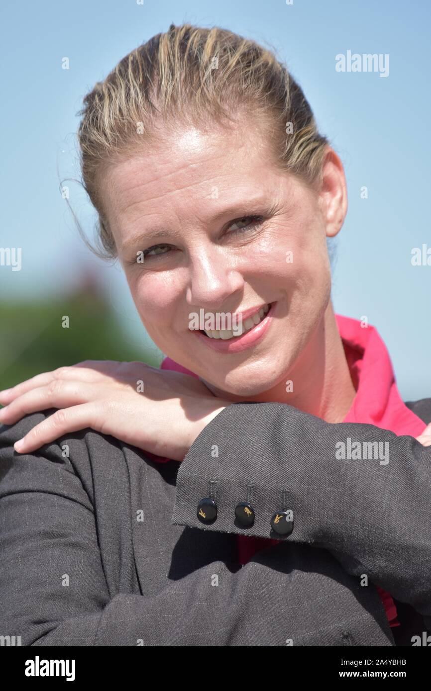 Portrait older woman suit hi-res stock photography and images - Alamy
