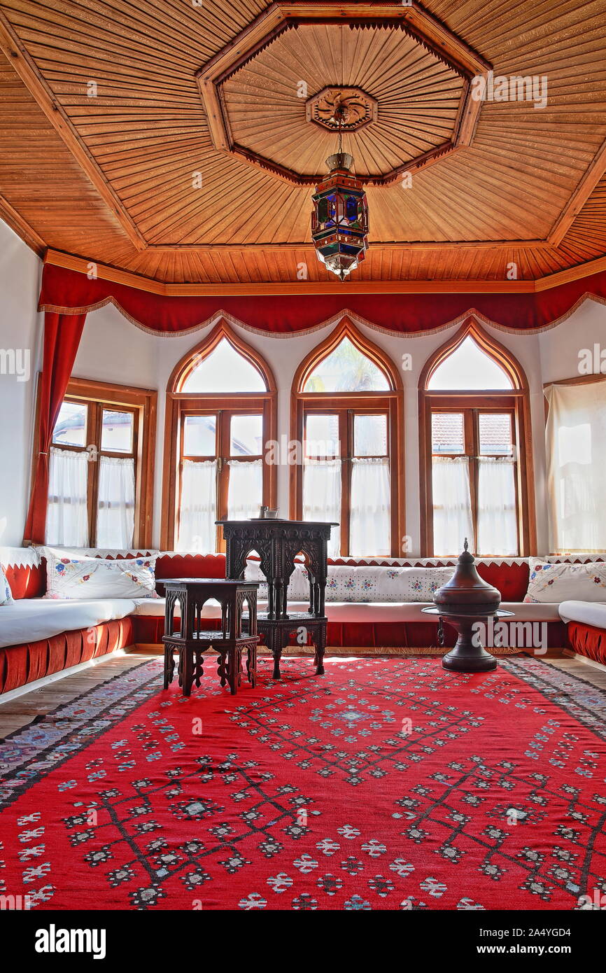 MOSTAR, BOSNIA AND HERZEGOVINA SEPTEMBER 21, 2019 The interior of