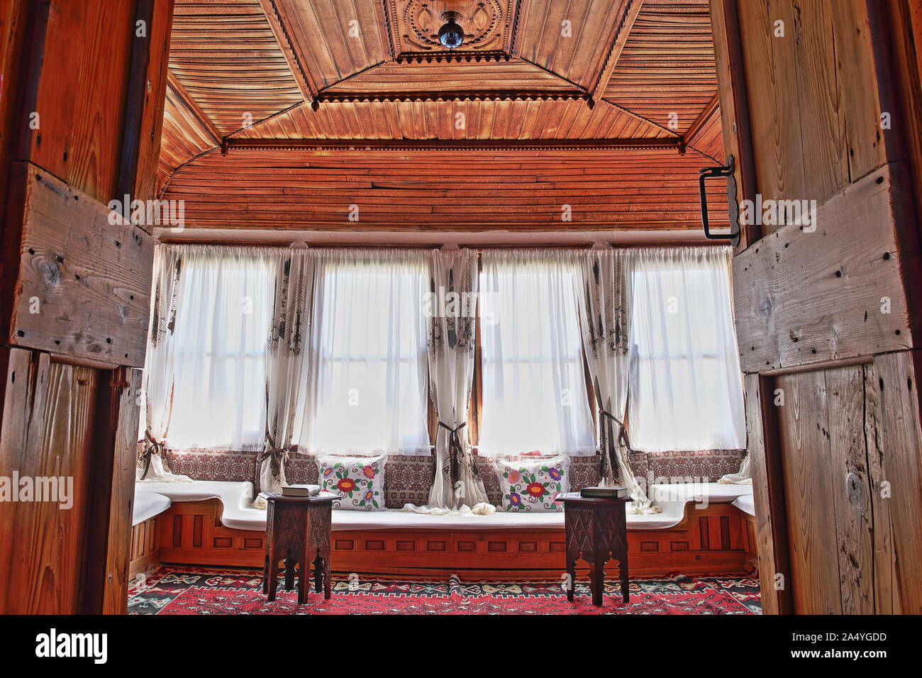 MOSTAR, BOSNIA AND HERZEGOVINA SEPTEMBER 21, 2019 The interior of