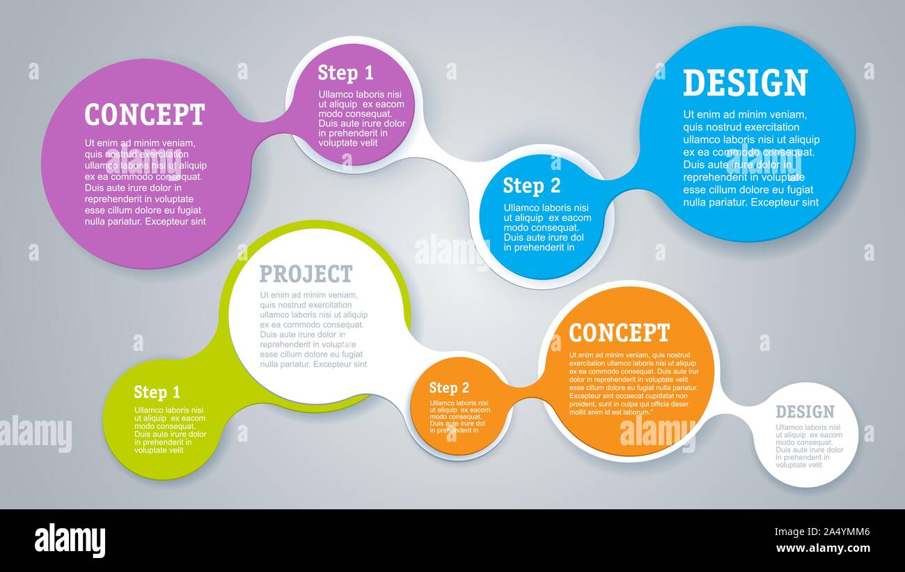 step by step vector template Stock Vector Image & Art - Alamy