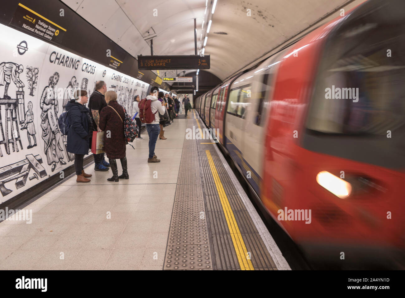 Charing cross station embankment place hires stock photography and