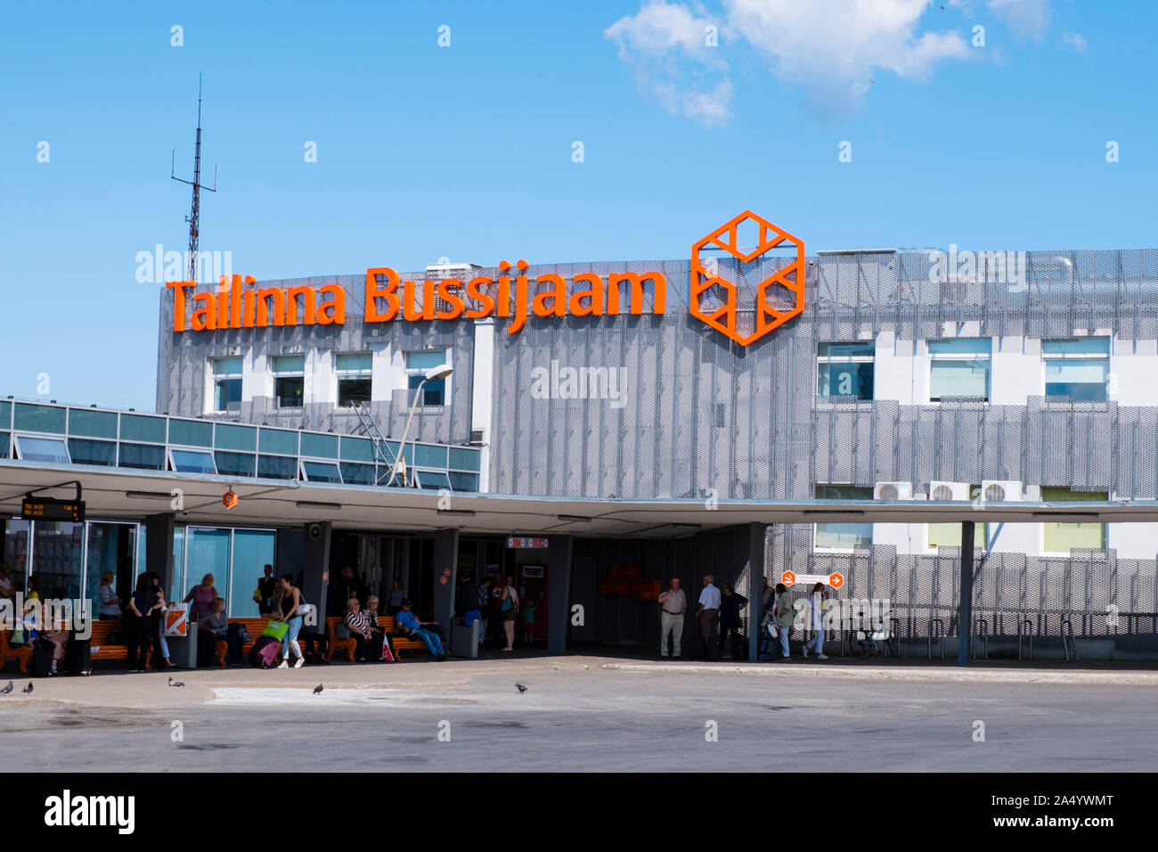 Bussijaam, bus station, Tallinn, Estonia Stock Photo - Alamy
