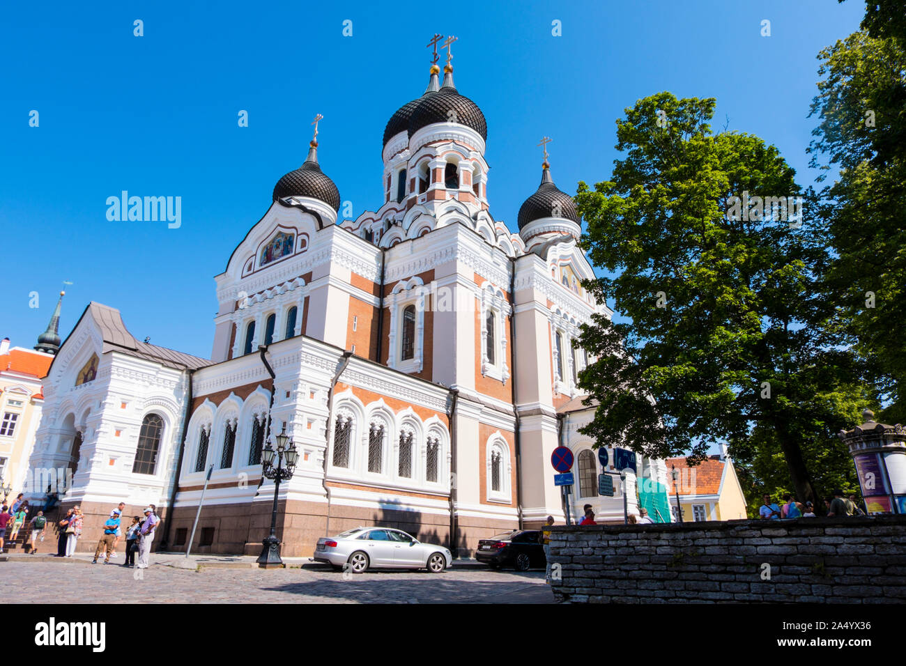 Aleksander Nevski katedraal, Alexander Nevsky Cathedral, Toompea, Tallinn, Estonia Stock Photo