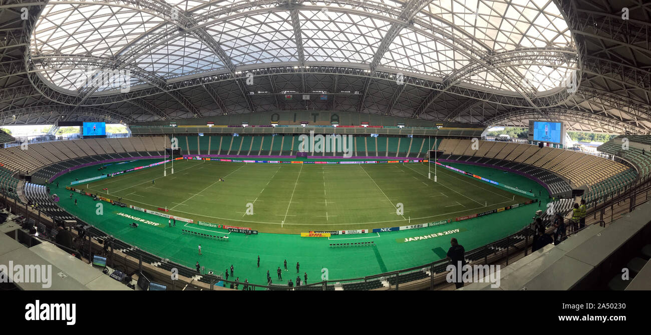 A General View Of Oita Stadium Stock Photo Alamy
