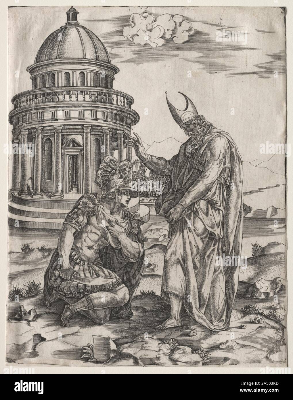 Alexander the Great and the High Priest of Jerusalem, mid 1540s