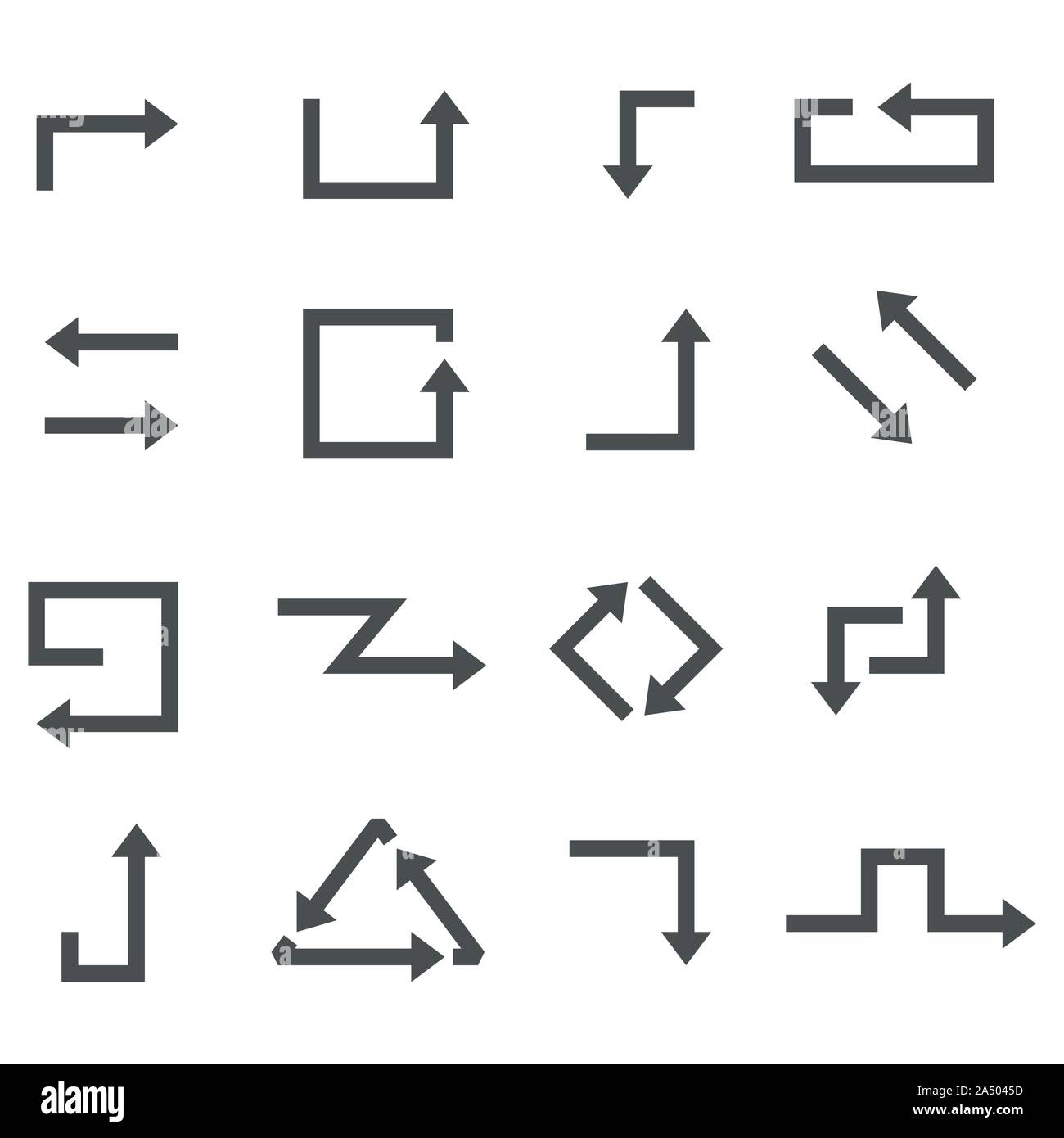 Direction arrows Stock Vector