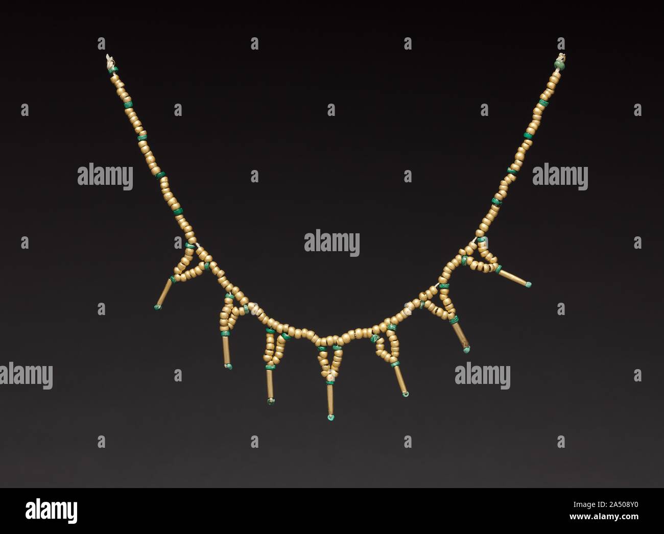 Beads Strung as a Necklace, c. 400500 Stock Photo Alamy