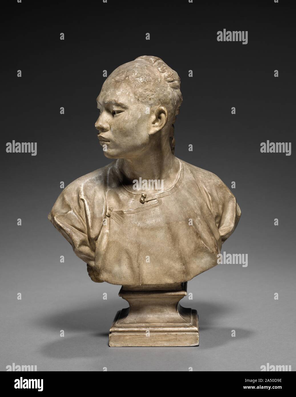 Bust of a Chinese, 18671868 Stock Photo Alamy