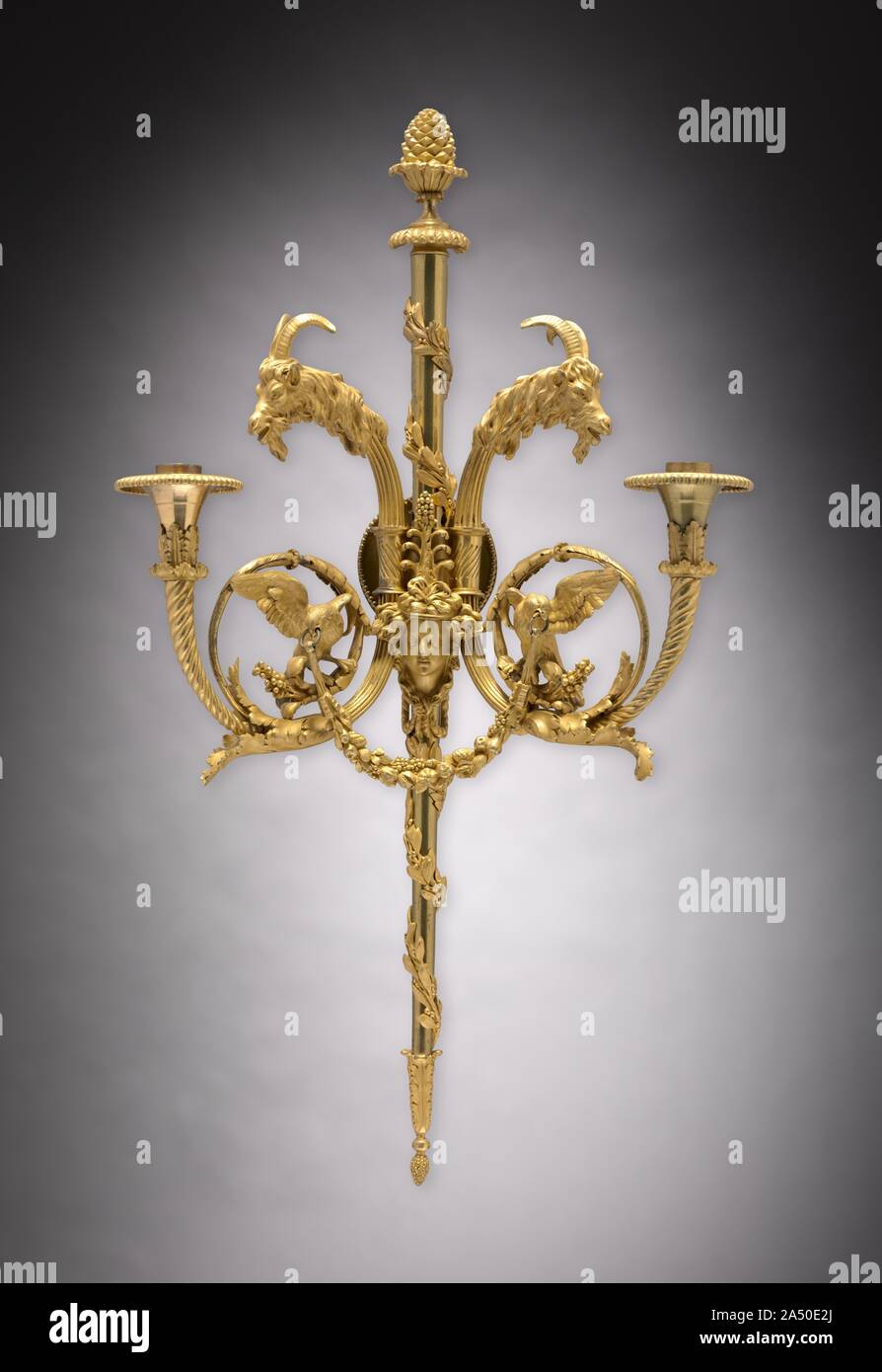 Candle Bracket Pair , c. 1780 Stock Photo Alamy