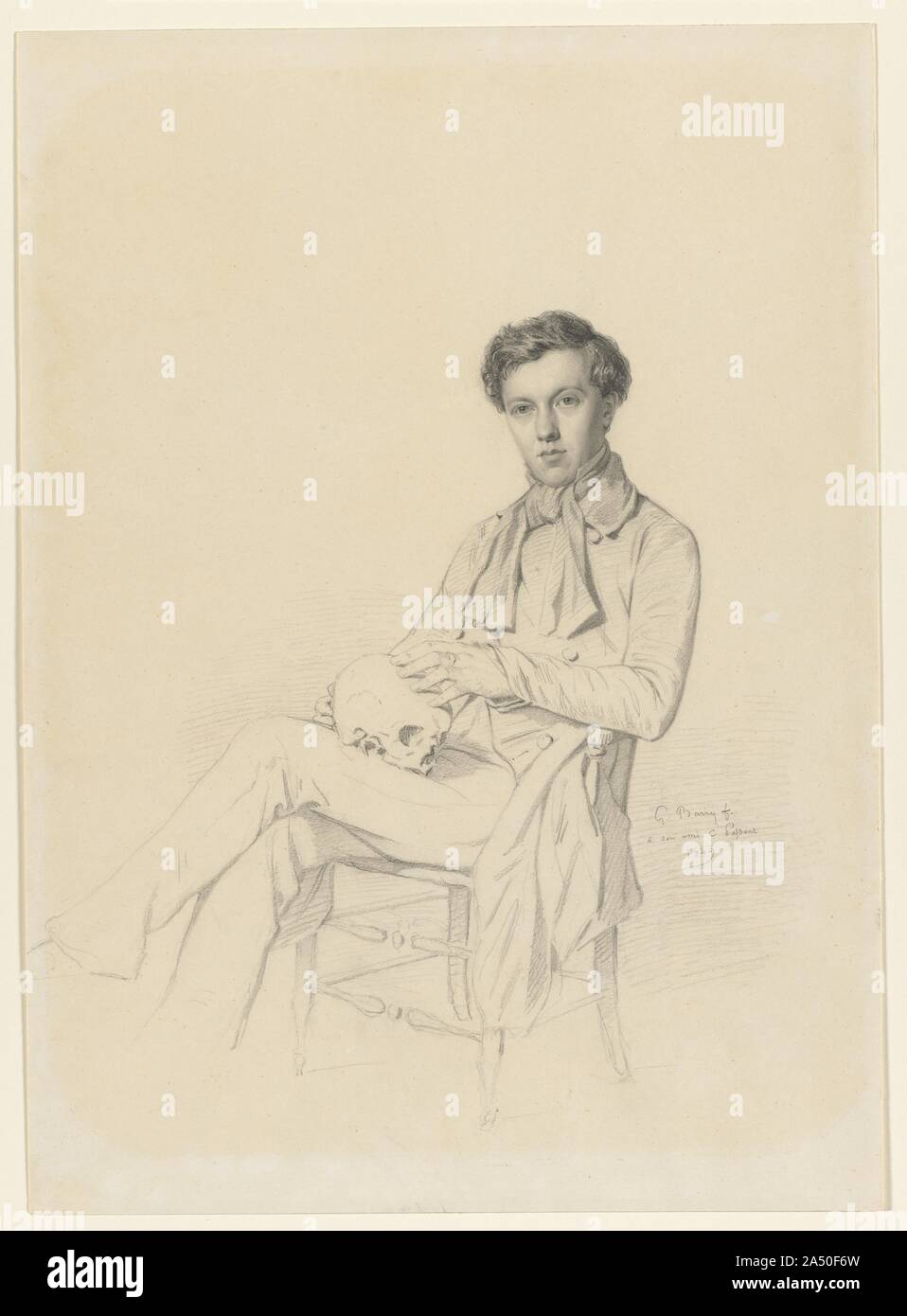 Charles Passant, 1849. Stock Photo