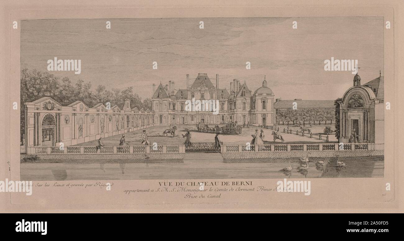 Chateau of Berny Stock Photo Alamy