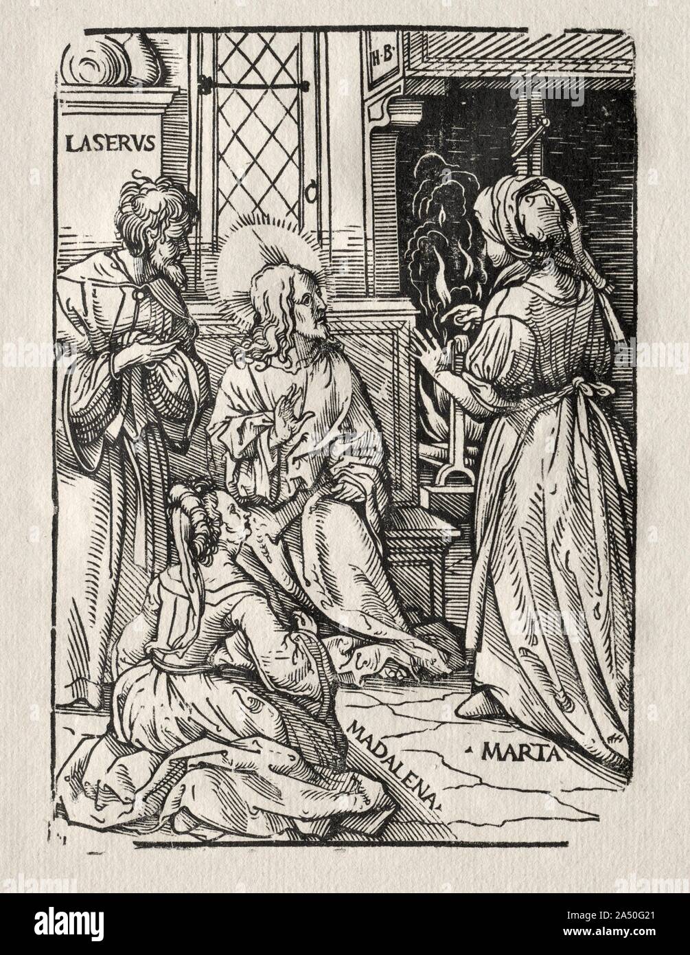 Christ in the House of Lazarus, 1510 Stock Photo Alamy