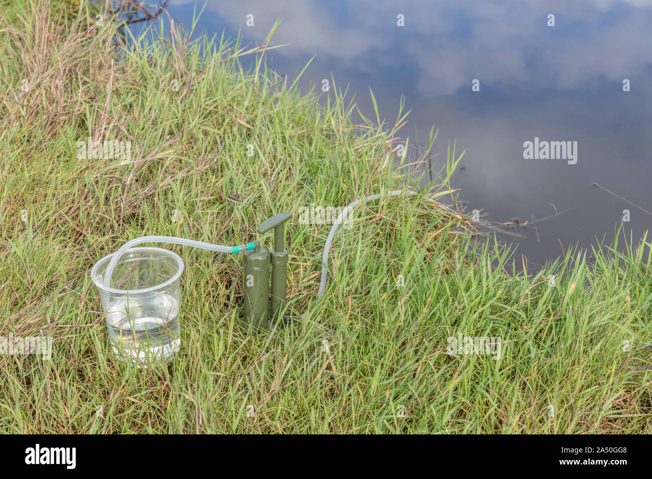 Portable Water From Rever Camping water purifier hi-res stock photography and images - Alamy