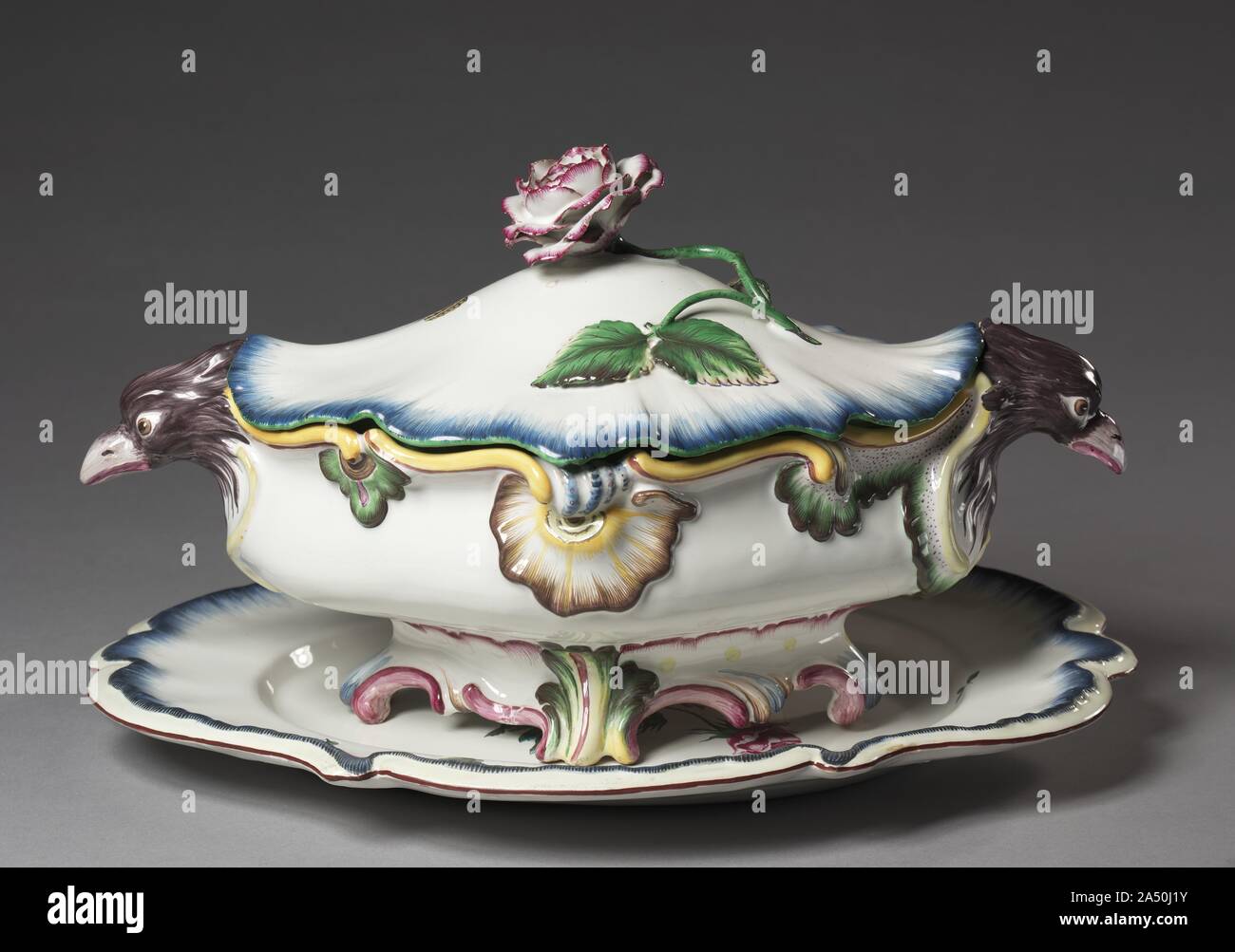 Covered Tureen on Stand, c. 1750 Stock Photo Alamy
