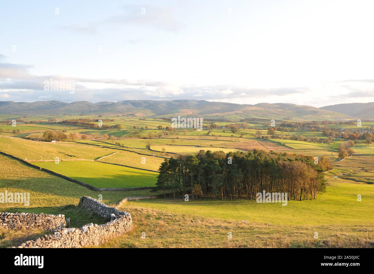 Howgill Fells and Eden Valley, Cumbria Stock Photo