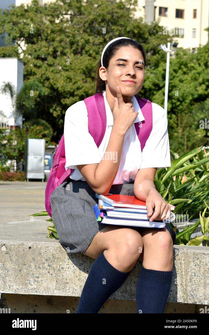 Colombian school girl uniform hires stock photography and images Alamy