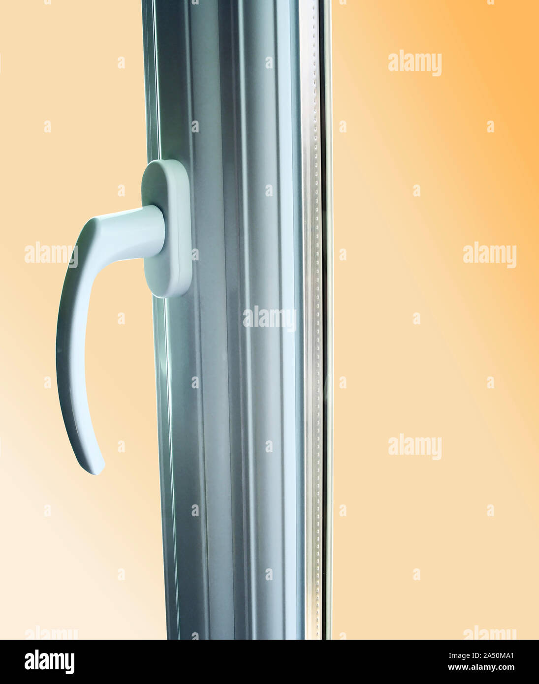 Double glazed insulating door frame Stock Photo Alamy