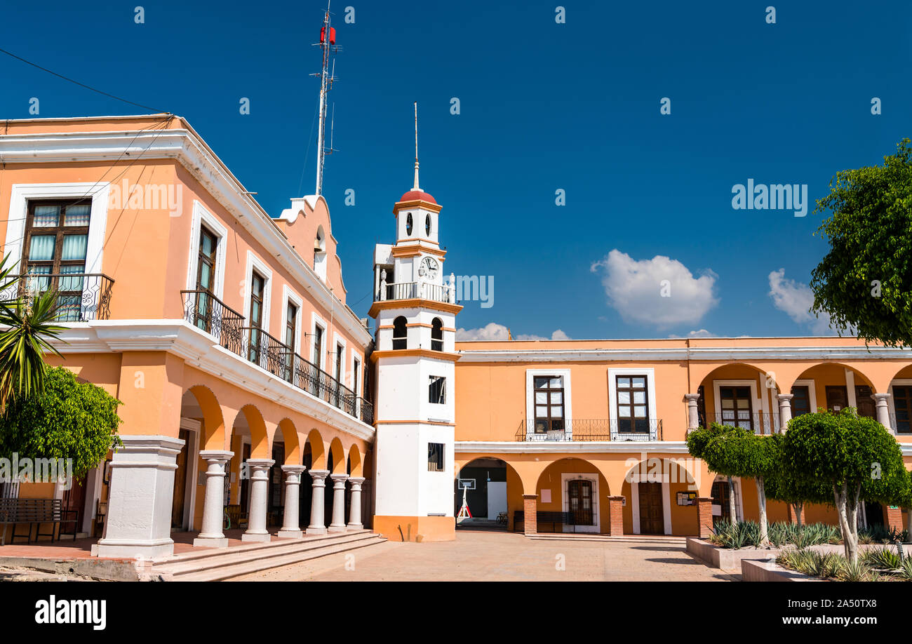 Town Hall of San Pablo Villa de Mitla, Mexico Stock Photo Alamy