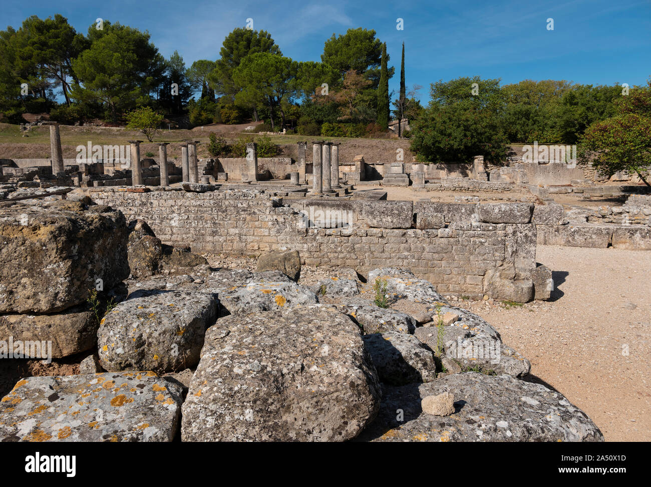 The Roman ruins of Glanum, San Remy, Provence, France Stock Photo - Alamy