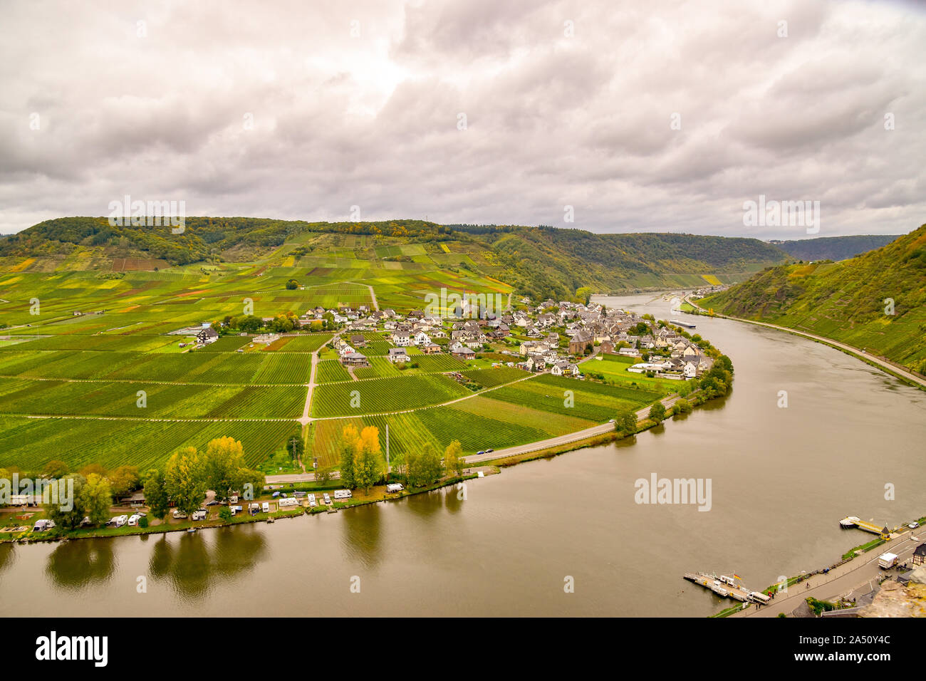 Beilstein kleines Dorf an der Mosel Stock Photo Alamy