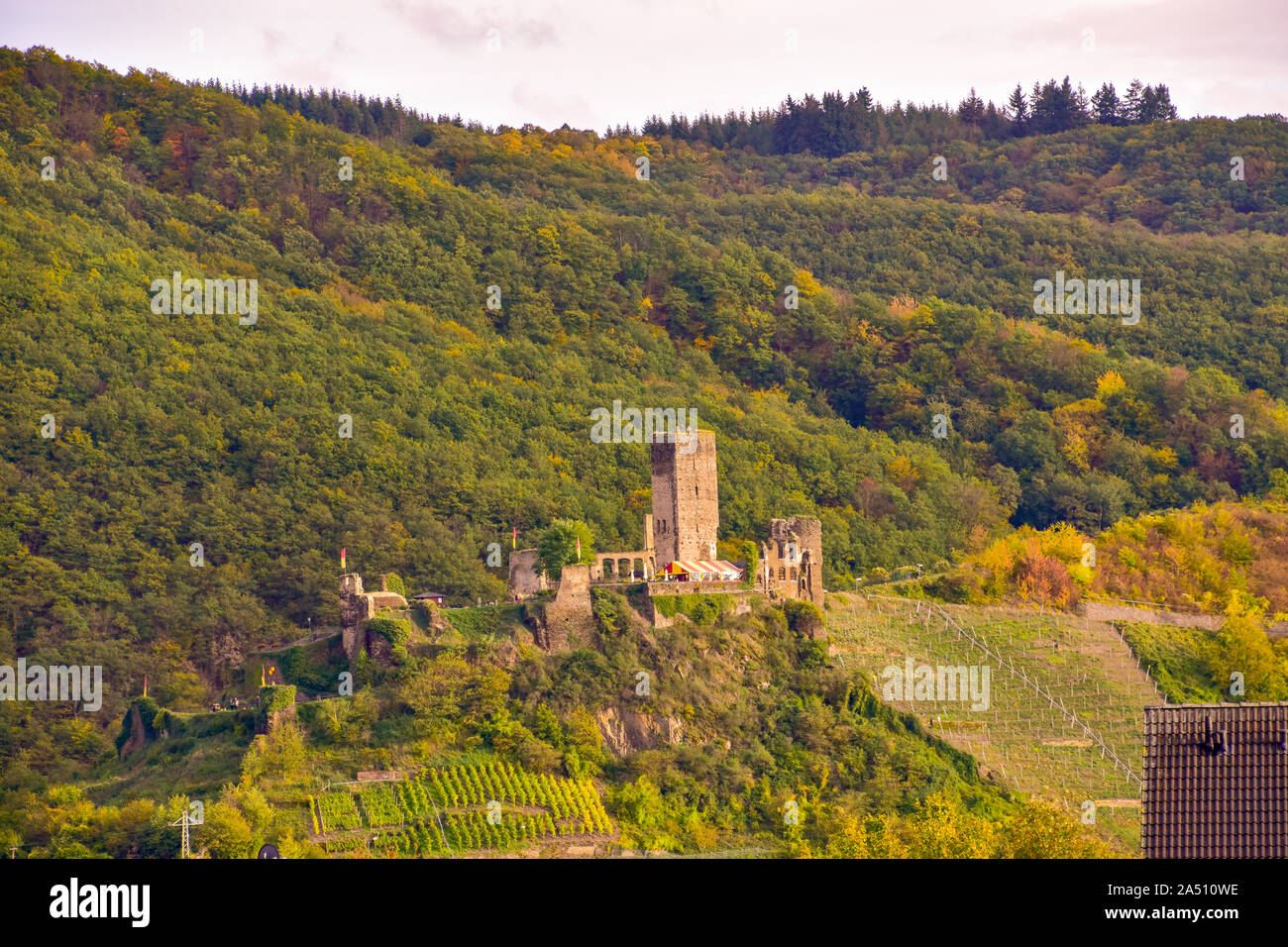 Beilstein kleines Dorf an der Mosel Stock Photo Alamy