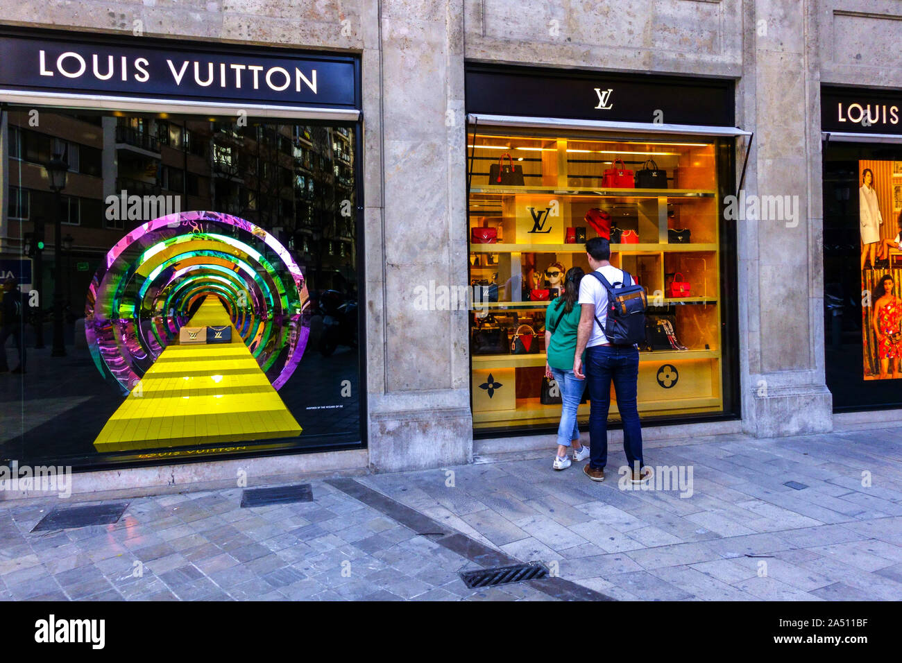 Window display louis vuitton store hi-res stock photography and images -  Alamy