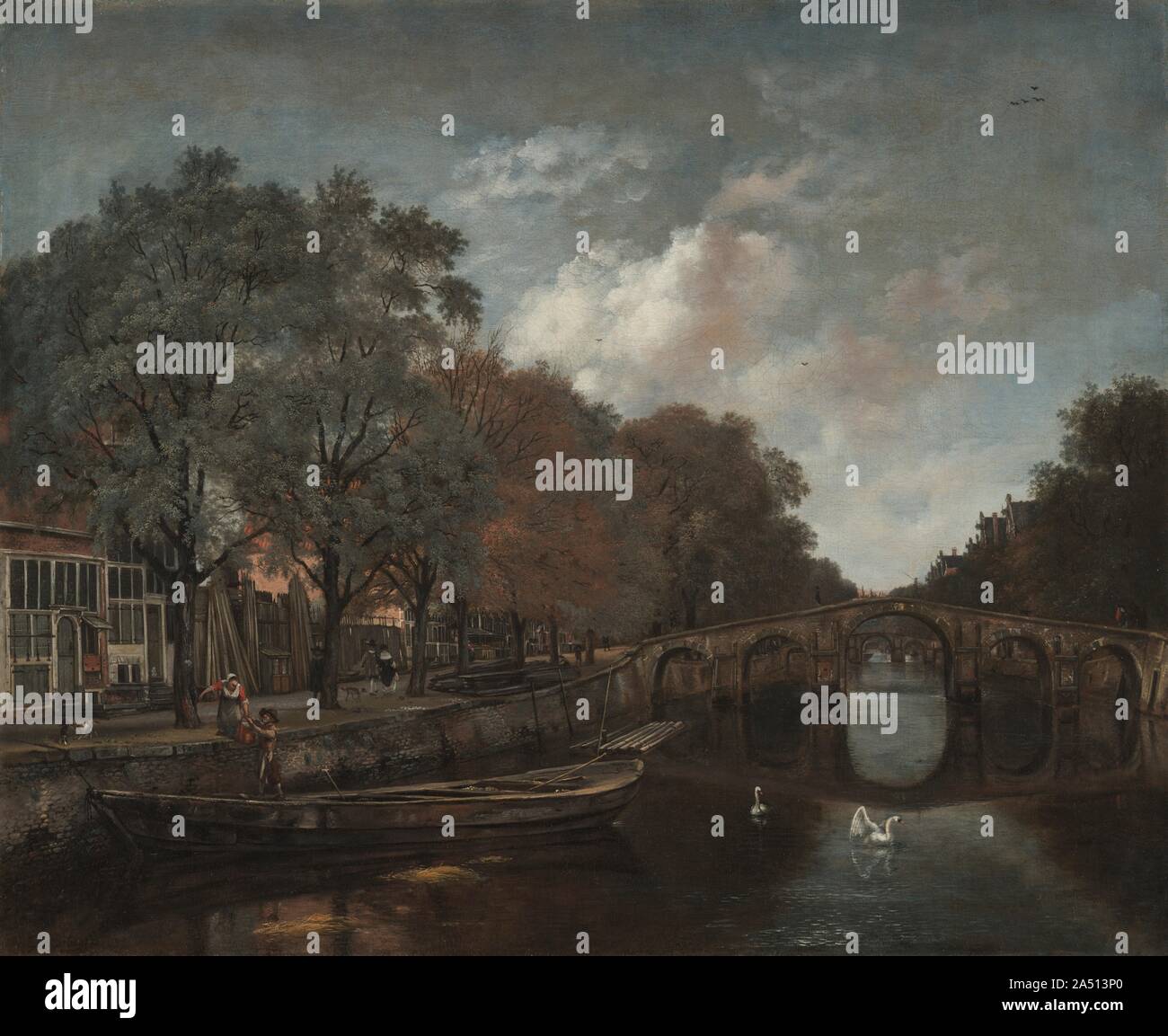 Dutch Canal Scene, the Old Mint, Amsterdam | Art UK