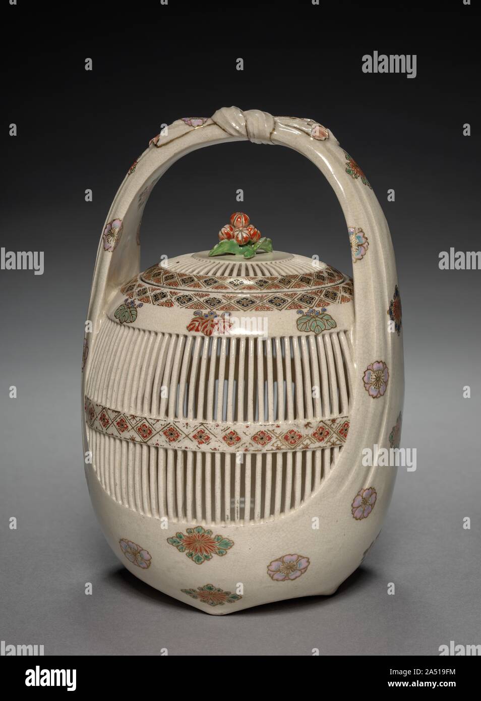 Jar Satsuma Ware, 19th century Stock Photo Alamy