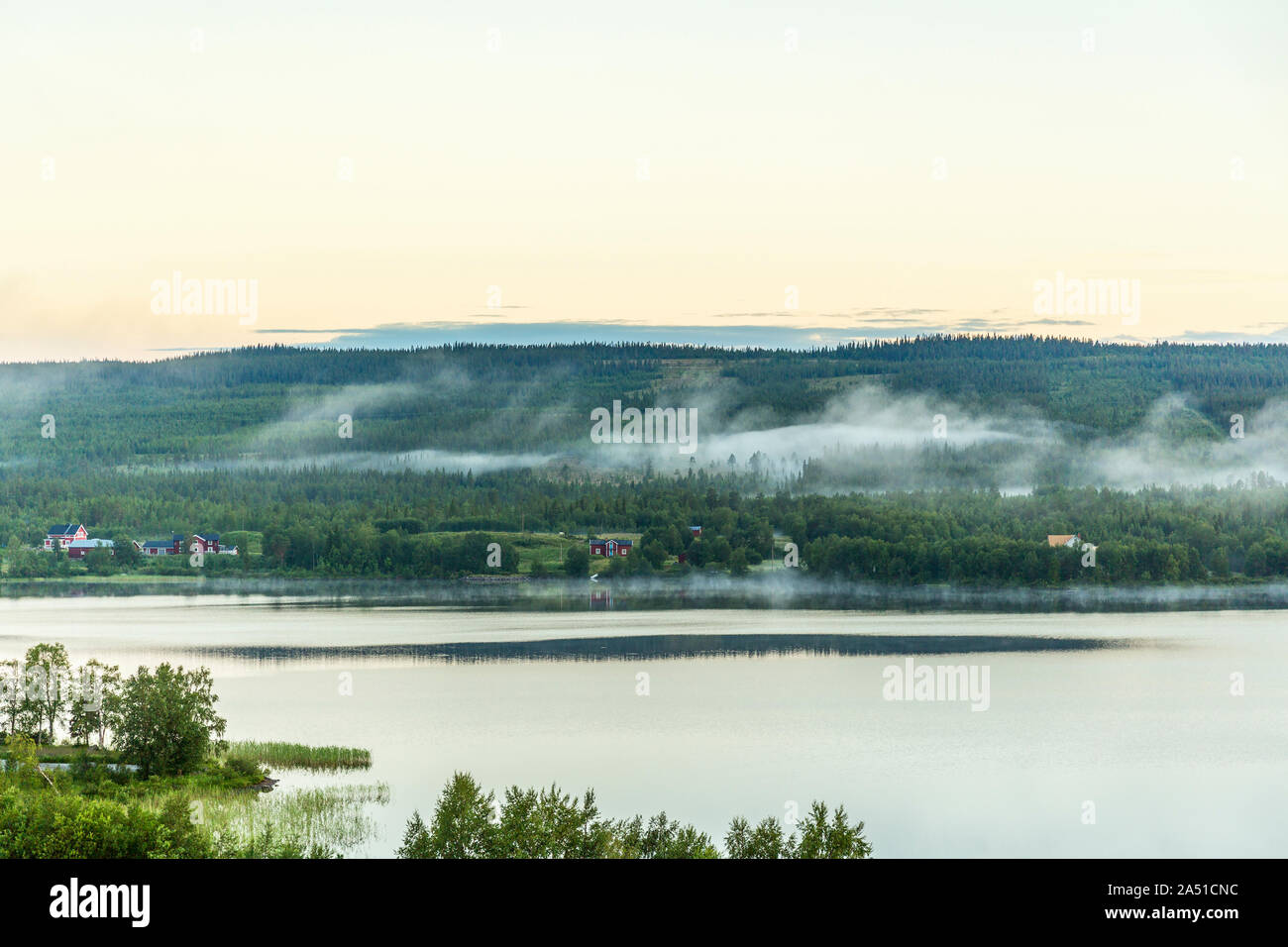 Boreal forest aerial fog hi-res stock photography and images - Alamy