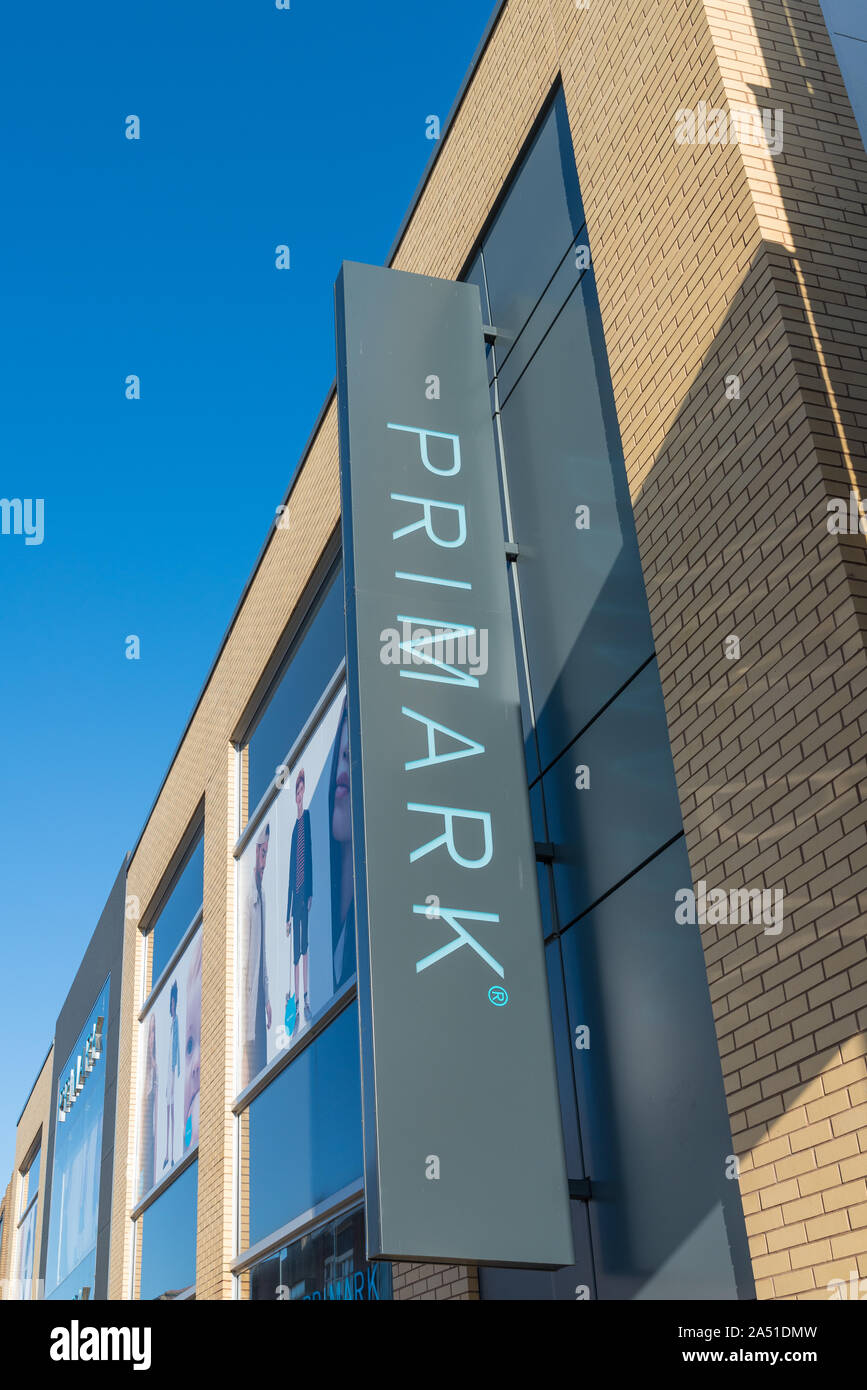 Primark discount fashion chain sign in Walsall in the West Midlands, UK  Stock Photo - Alamy